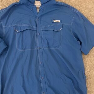 Columbia PFG Ocean Blue Shirt